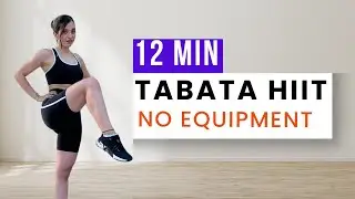 12 MIN TABATA HIIT for 2025 SUMMER BODY 🔥 FAT BURN | No Equipment, Home Workout