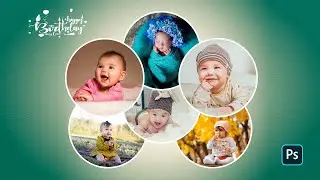How to Create a Photo Collage in Photoshop | Tutorial 18x12