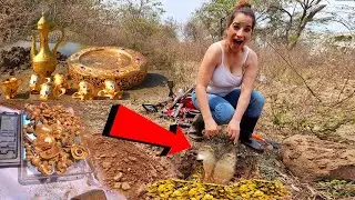 I FOUND MYSTERY TREASURE UNDER BIG ROCK | TREASURE HUNT