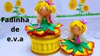 #diy  fadinha de e.v.a 🧚‍♀️🧚‍♀️