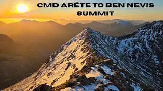 Winter Ascent of Ben Nevis via the CMD Arête ❄️