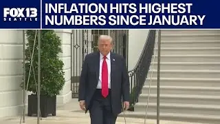 US inflation hits highest numbers since January, Trump denies