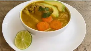 Sopa de pollo al estilo Dominicano 🇩🇴