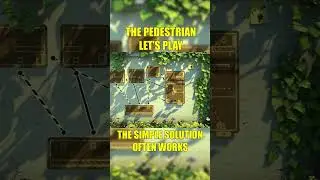 The simple solution often works | A NOOB plays The Pedestrian Blind Playthrough