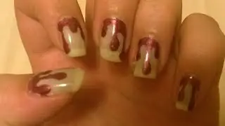 Blood Drip Nail Tutorial!
