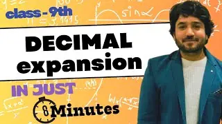 Decimal Expansion|| Terminating and non- Terminating 