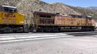 Union Pacific Mixed Manifest Freight Train Comes Out Of Sullivan&rsquo;s Curve!