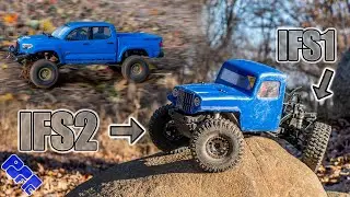 Full Independent Suspension 4 Wheel Steer Crawler! Element Knightrunner Conversion Tested