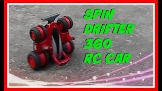 Spin Drifter 360 Sharper Image Remote Control RC Car Demonstration