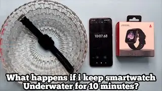 Boat Wave Style Smartwatch Water Resistant Reviewing | Boat wave style smartwatch with IP68 rating