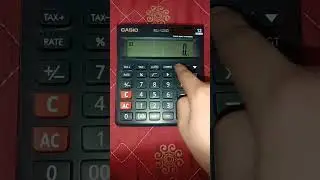 HOW TO SWITCH OFF CASIO MJ-120D CALCULATOR #Shorts
