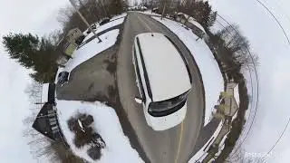 Drive around Treasure Lake, Pennsylvania with Insta 360 X3