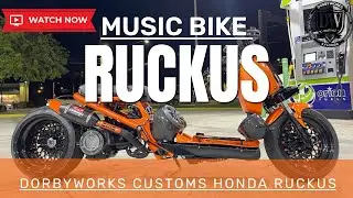 Honda Ruckus custom by Dorbyworks Music GY6 bike 2023