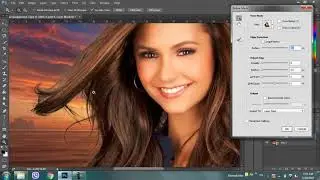 Photoshop CC Lecture 009 Blur and change background + lens and  shadow