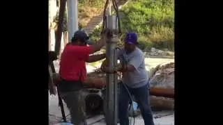 Instalación de equipo sumergible ALTAMIRA de 50 HP