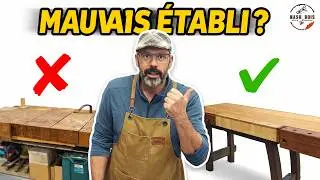 Présentation de mes établis de menuiserie : forces, faiblesses et retour d’expérience