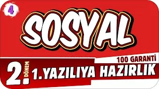 4.Sınıf Sosyal 2.Dönem 1.Yazılıya Hazırlık 📝 #2023