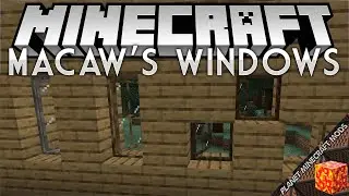 Macaw's Windows Mod 1.18.1/1.16.5/1.12.2 (Windows with All Logs and Planks Variations) Minecraft PC