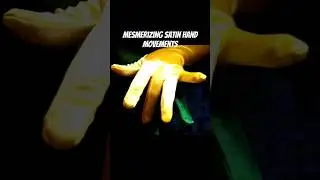 SATIN GLOVES hand movements for #relaxation #relax #asmrlikeasandbox