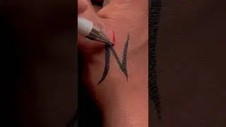 Letter tattoo || #letter #art #tattoo #artist #viralvideos
