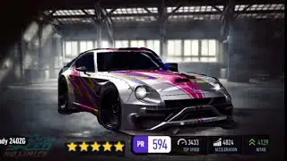 NFS No Limits / 217.d&iacute;l. - Max Stage up the Nissan Fairlady 240ZG