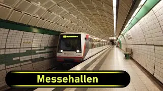 U-Bahn Station Messehallen - Hamburg 🇩🇪 - Walkthrough 🚶