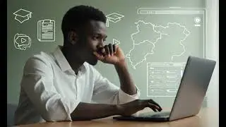 An ultra professional, premium background video for an e learning website homepage   A focused Sudan