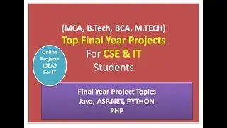 Mini Project Topics For Computer science | Top Final year Project Ideas