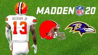 IS ODELL BECKHAM JR STILL A TOP 5 RECEIVER? Madden 20 Online Ranked Gameplay [FULL GAME]