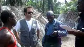 G. Trombatore with LRA victims in the north of Congo