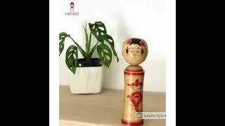 Traditional Japanese Kokeshi Vintage Dento Naruko Style Art Doll