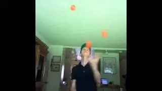 4-Ball Sync and Async Juggling Practice