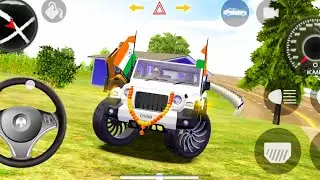 White 🤍 Thar 4x4 Indian Cars Simulator 3D Game Play