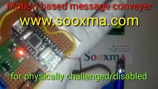 Motion based message conveyer for disabled (Rs.5000/-)