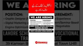 Digital Marketing Jobs in Lahore | Jobs in Pakistan 2023 | Make Money Online | #freelance #jobs #job