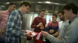 Los jugadores del Athletic Club cocinan por Stop Sanfilippo #saboreailusiones