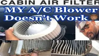 How to Change Cabin Air Filter & blower fan~ Mercedes bens c280