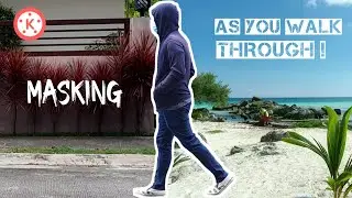 MASKING TRANSITION AS YOU WALK THROUGH | KINEMASTER