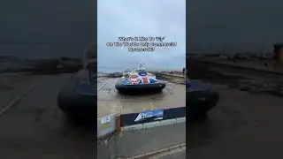 Hovercraft! Riding On The Worlds Only Commercial Hovercraft from the Isle of Wight to Portsmouth!