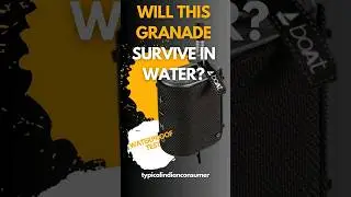 Waterproof test of boat stone Grenade #boatlife #boatstonegrenade #waterproof #testing #shorts