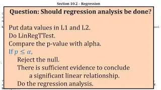 *Statistical Methods (STA 2023) - Section 10.2: Regression Analysis