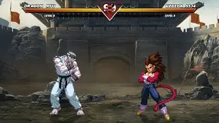 DRAGON RYU vs VEGETA SSJ4 - The most epic fight!
