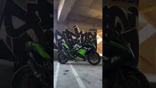 She makes me feel like a supervillain 😈 &bull; Graffiti by 🔥 &bull; #explore #kawasaki #ninja300
