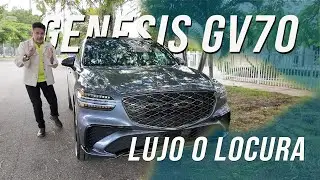 V6 twin-turbo, lujo brutal&hellip; &iquest;y un consumo complicado? Genesis GV70 2026