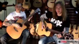 ZZ: обзор гитар DOWINA D111S-LE и DCE-111CED