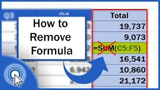 How to Remove a Formula in Excel (The Easiest Way)
