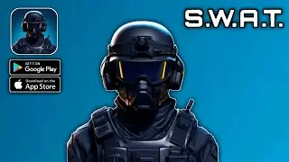 SWAT Shooter Полицейский экшен FPS Геймплей (Android, iOS)