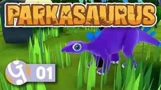 🦕 Cute-a-saurus! New Dinosaur Zoo Tycoon! | Parkasaurus First Look 1/3