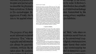 Experimental Quantum Cryptography I