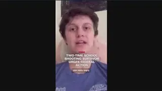 2 time school shooting survivor urges federal action